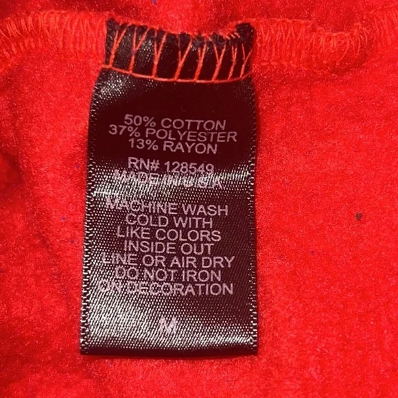 Aviator Nation Heart Embroidery Sweatshirt *RARE* in RED Medium - Picture 11 of 11